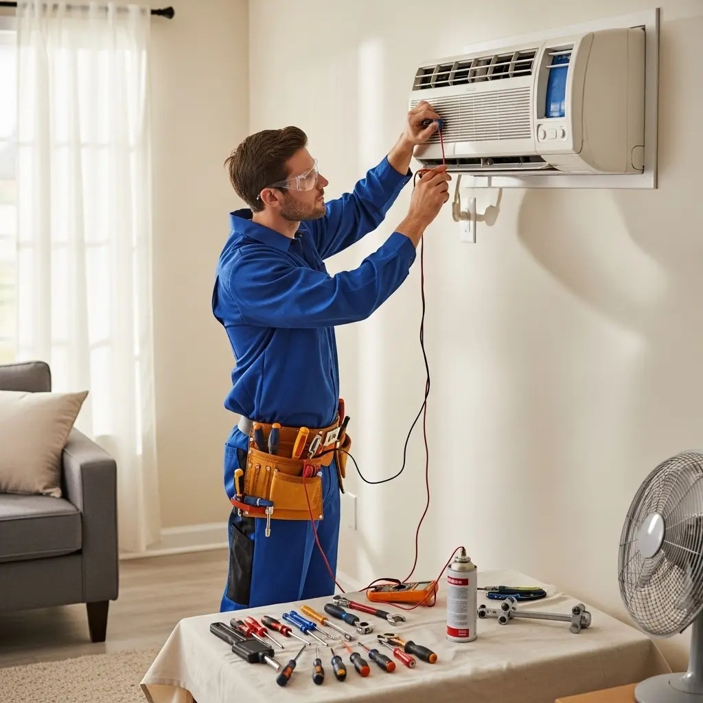 Şereflikoçhisar Electrolux Electrolux klima gaz dolumu ve bakım – Enerji verimliliği artırıldı. - Teknik servis örneği